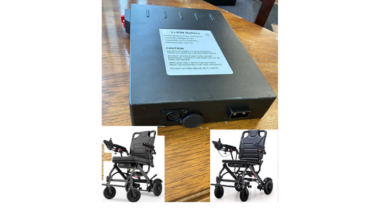 24 Volt 10 AH Lithium-ion Battery for Verpal, Goldseason Electric Wheelchairs-Big Size Battery
