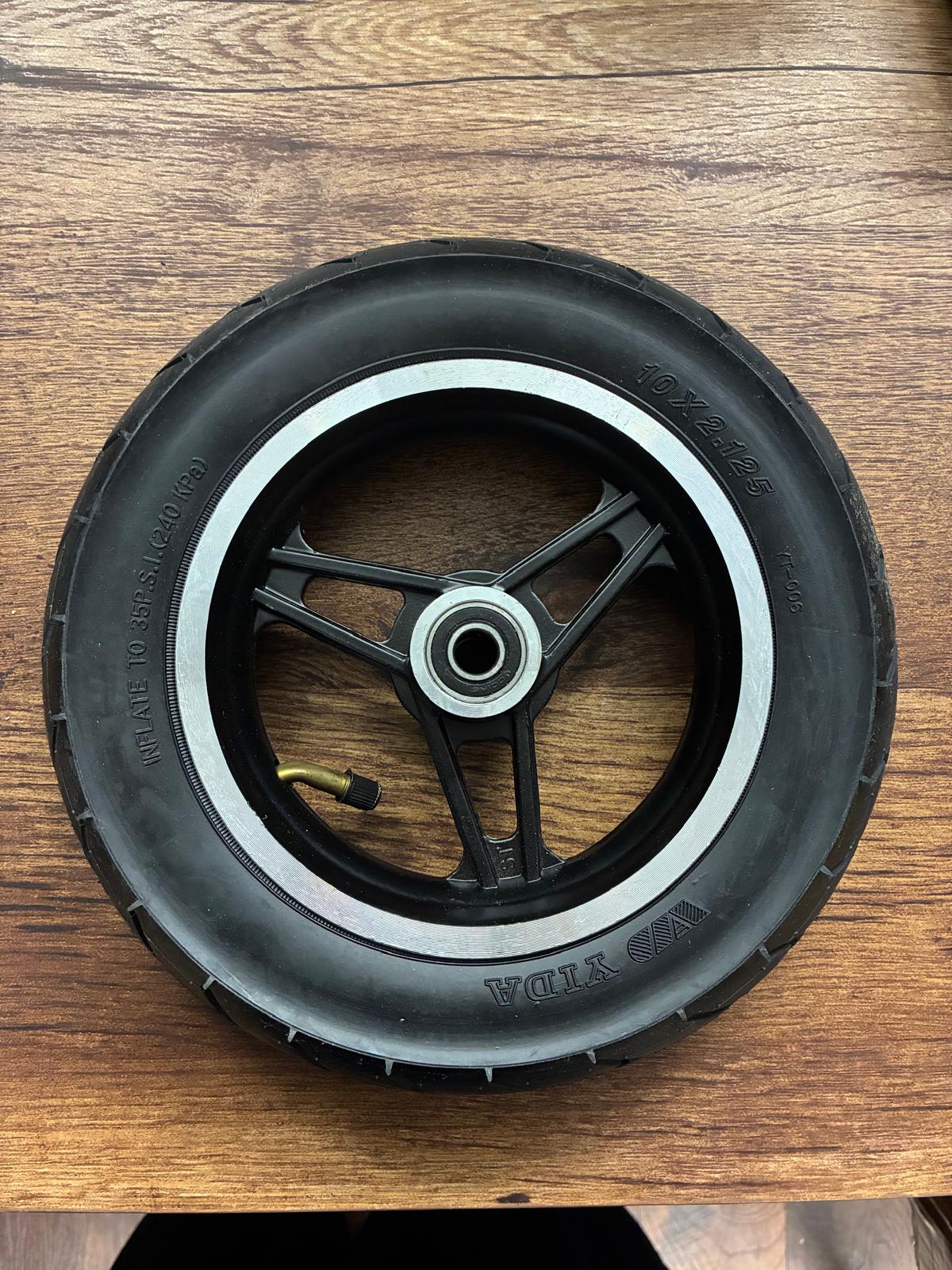 Front Wheel with Rim for Rubicon FX03, Klano KX30, Comfygo MS3000, LELEKUAI, Dragon Mobile EX 4 Wheel Mobility Scooters Models