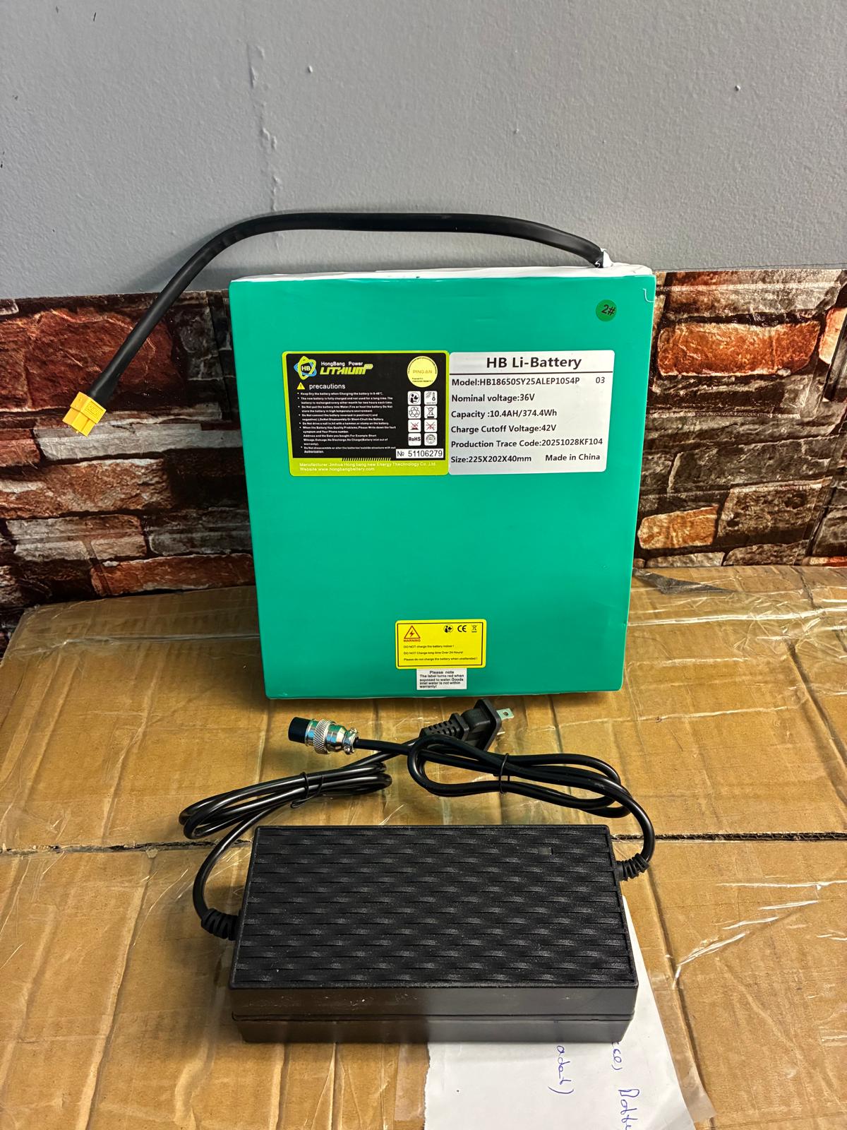 36 Volt 10.4 AH Battery with Charger – Compatible with Rubicon FX03, Compatible with Klano KX30, Compatible with Comfygo MS3000, Compatible with LELEKUAI, Compatible with Dragon Mobile EX 4 Wheel Mobility Scooters Models