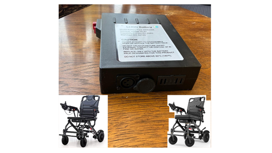 24 Volt 6 AH Lithium-ion Battery for Verpal, Movex, Goldseason Electric Wheelchairs