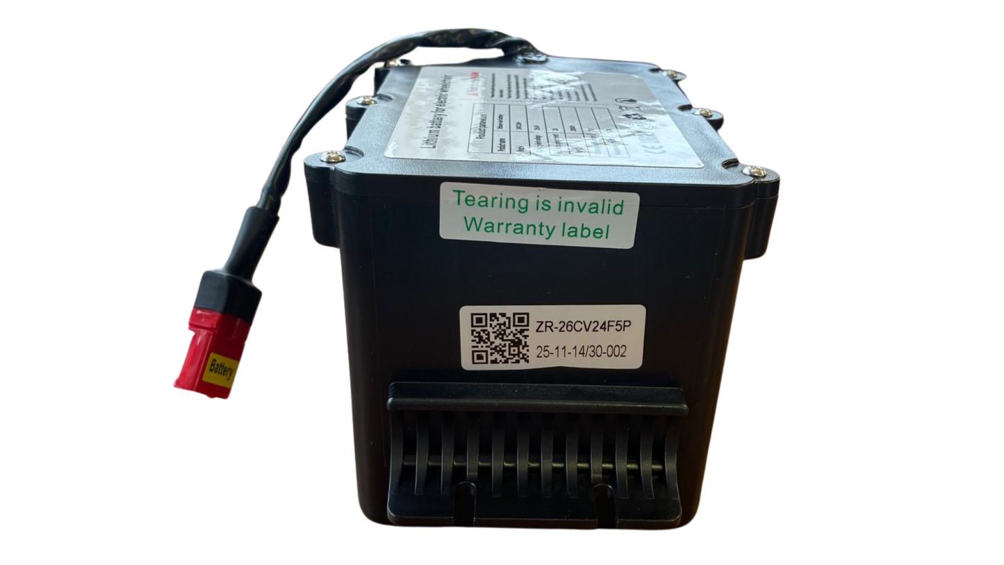 24V 12AH Airline Approved Long Range Lithium-Ion Battery for Comfygo 6011, Culver Artemis, Rubicon DX01, Klano KL10 Models