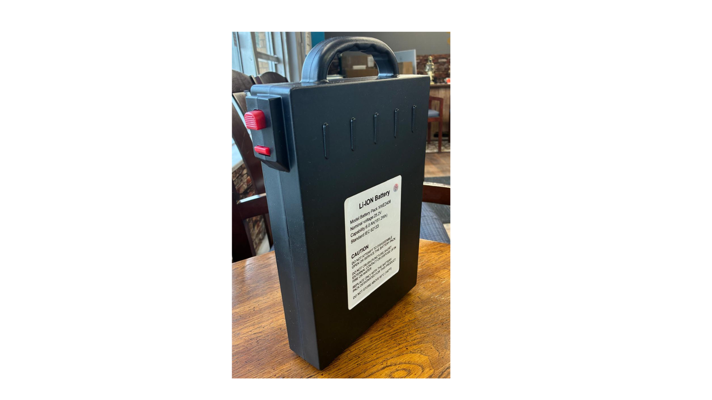 24 Volt 6 AH Lithium-ion Battery for Verpal, Goldseason Electric Wheelchairs-Big Size Battery