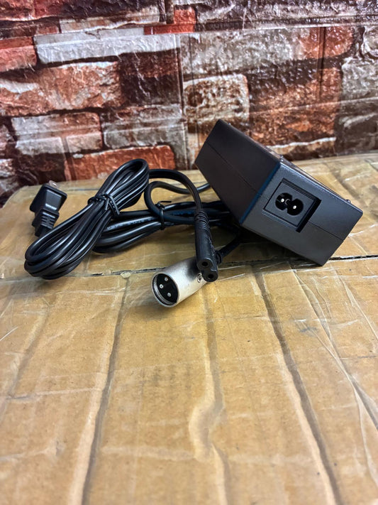 24V 2A 3-Pin Male XLR Charger for Electric Wheelchair Batteries