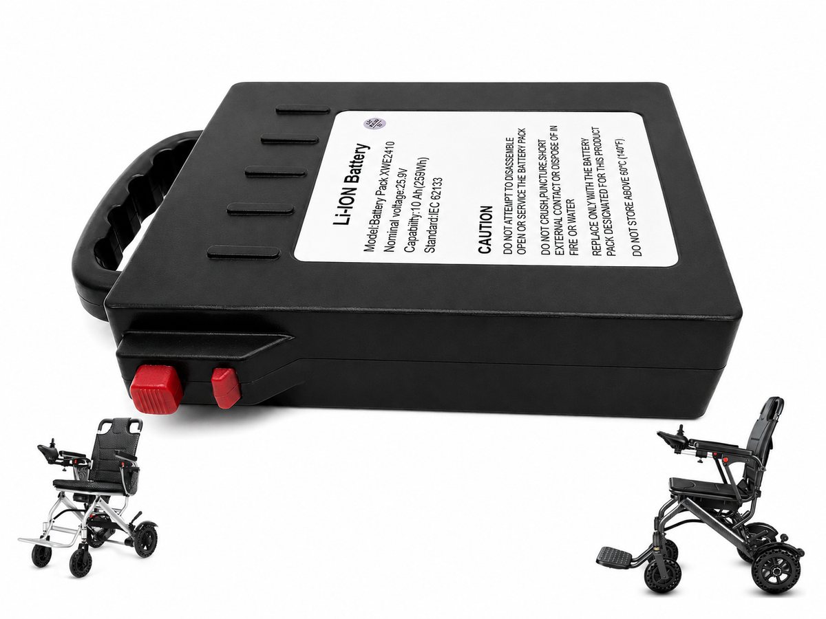 24V 10Ah Battery for Verpal, Movex & Goldseason Wheelchairs