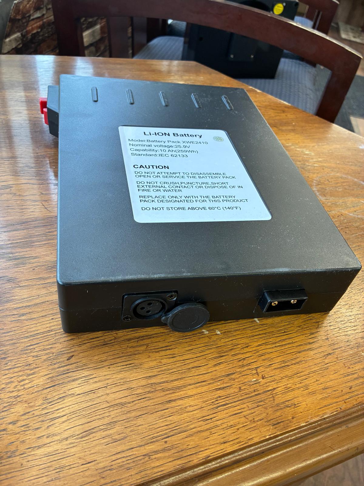 24 Volt 10 AH Lithium-ion Battery for Verpal, Goldseason Electric Wheelchairs-Big Size Battery
