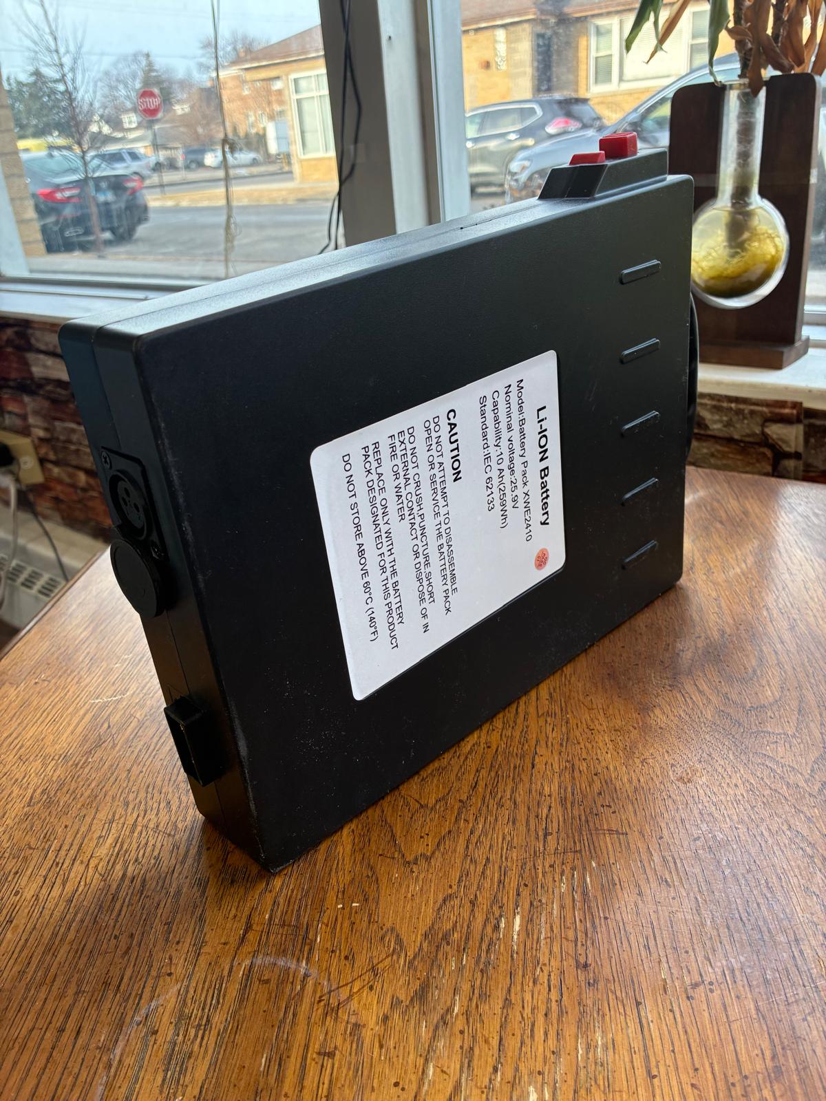 24 Volt 10 AH Lithium-ion Battery for Verpal, Goldseason Electric Wheelchairs-Big Size Battery