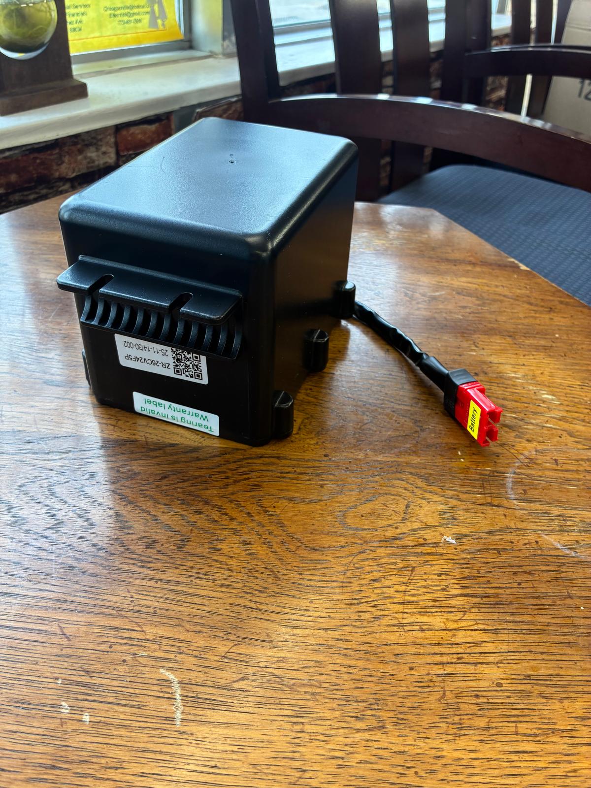 24V 12AH Airline Approved Long Range Lithium-Ion Battery for Comfygo 6011, Culver Artemis, Rubicon DX01, Klano KL10 Models